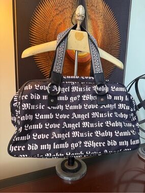 Vintage L.A.M.B. Lesportsac Love Angel Music Baby Guitar Strap Bag